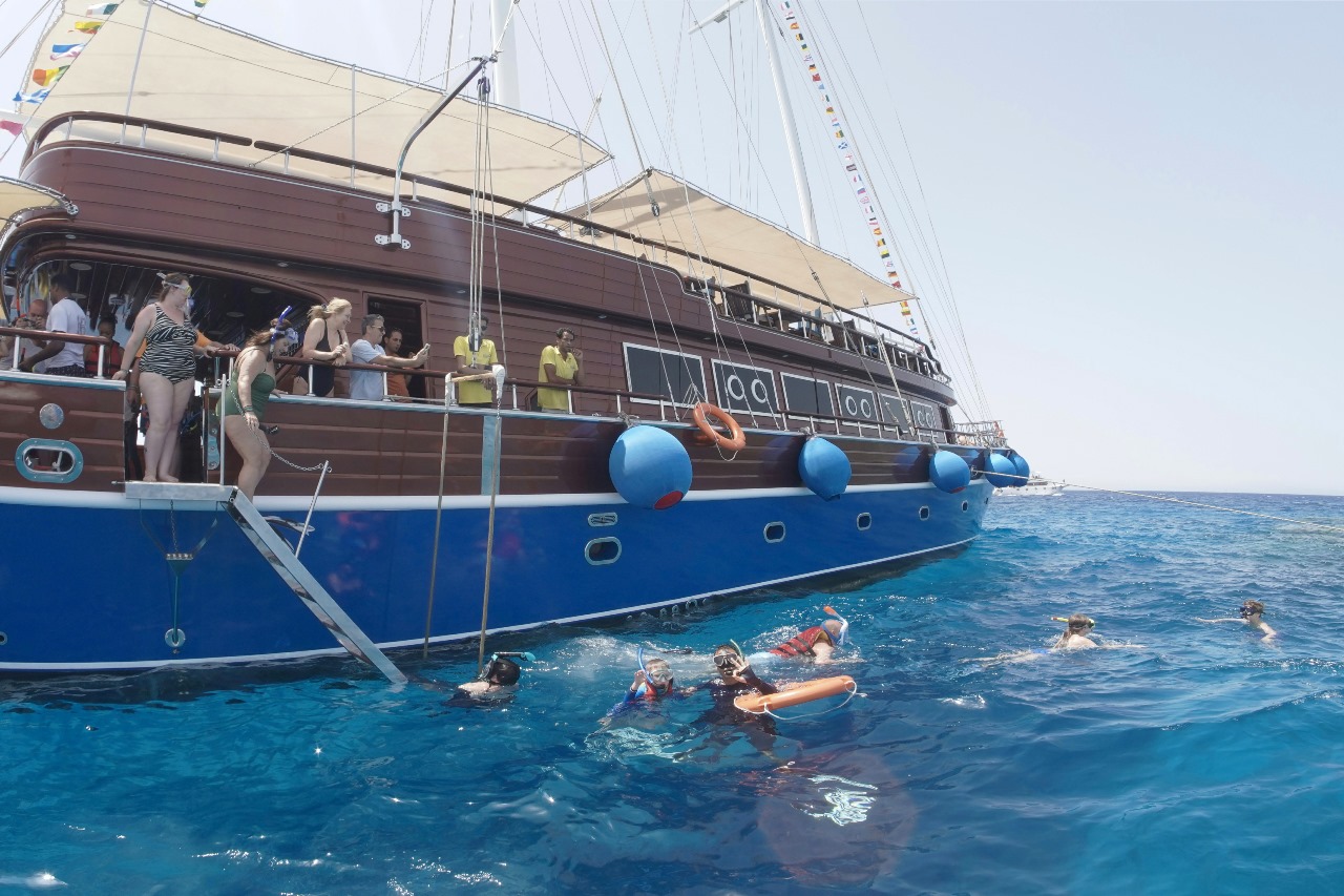 Korsan Yelkenli Tekne – Ras Mohammed & White Island Turu